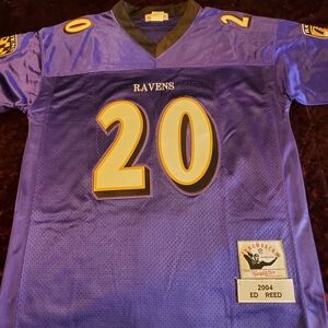 Ed Reed Mitchell & Ness Jersey Like New size 48 2004